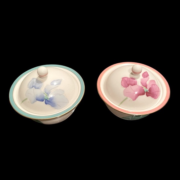 TG Pair of Koransha Japanese bowls with lids - Picture 2 of 7